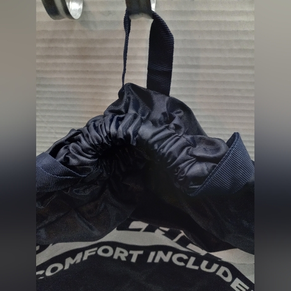 Skechers Comfort Performance Drawstring Navy Blue Backpack Adjustable Straps - Picture 7 of 7